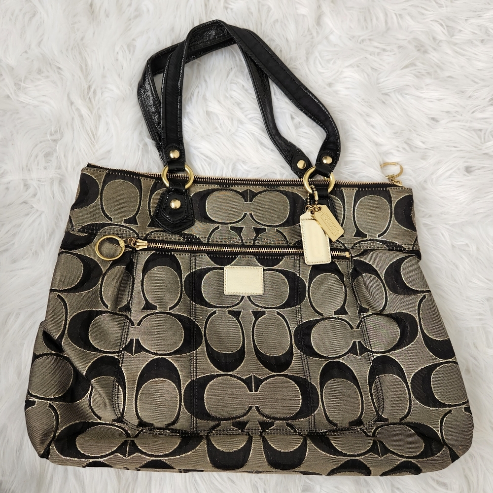 COACH Black C Purse